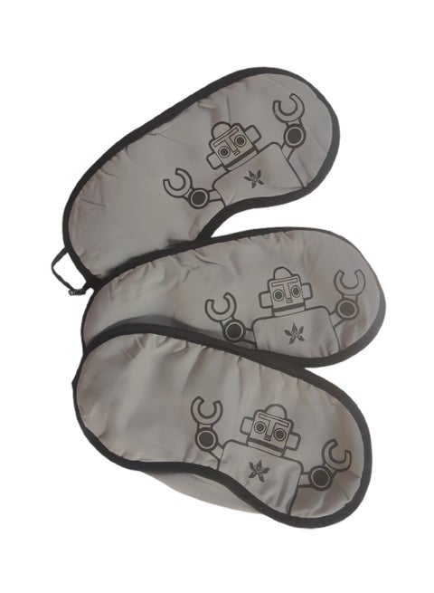 3Pcs Sleep Mask, Adjustable Soft Eye Cover for Comfortable Sleep & Naps, Pressure-Free, Machine Washable